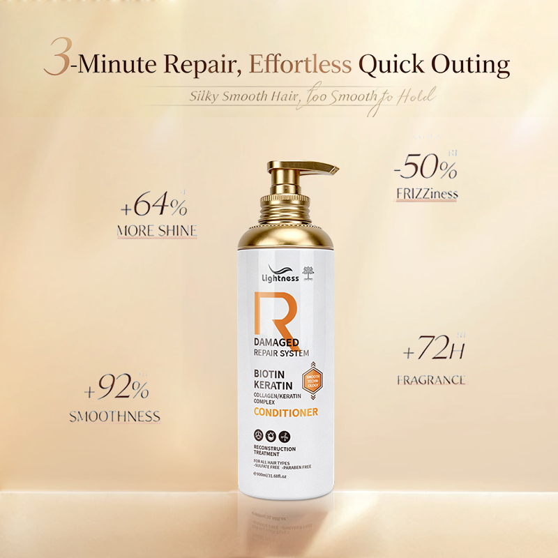 Private Label Natural Gentle Hair Care Sets Moisturizing and Nourishing Curly Hair Shampoo and Conditioner Set