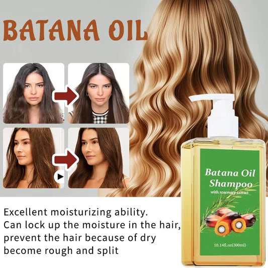 Private Label Batana Extract Hair Growth Shampoo Reduces Dandruff Strengthen Roots Batana Oil Shampoo