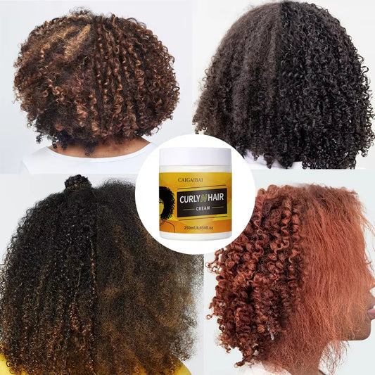 Private Label Shea Butter Curls Enhancer Enhancing Cream Hair Moisturizer Products for Define Curly Stretch Curl Defining Cream