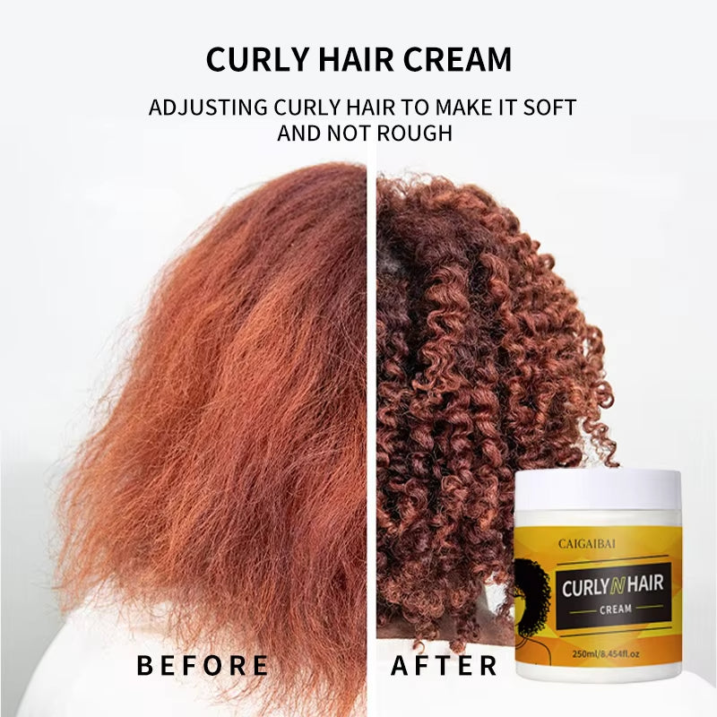 Private Label Shea Butter Curls Enhancer Enhancing Cream Hair Moisturizer Products for Define Curly Stretch Curl Defining Cream