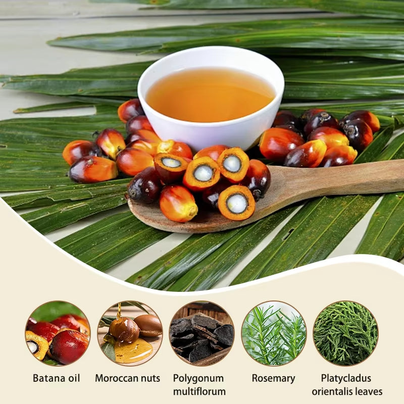 Private Label Batana Extract Hair Growth Shampoo Reduces Dandruff Strengthen Roots Batana Oil Shampoo