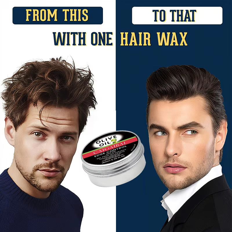 Hold Edge Control 150ml Braid Gel Private Label Instant Control Olive Oil Moisturizing Hair Wax for Curly Hair Women Men