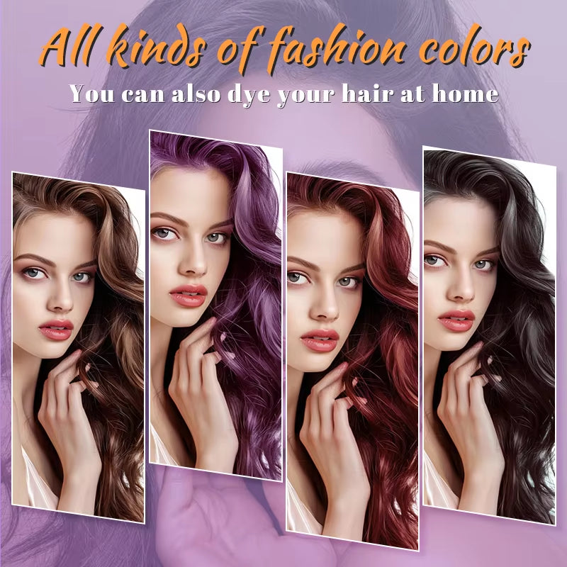 Best Selling Wholesale Permanent Hair Coloring Cream Multi Colors Hair Chalk Dye Hair Color Comb Set for Kids Adult