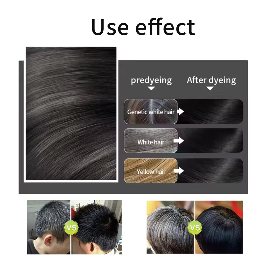 Chinese Ammonia Free Nature Fruit Black Coloring Shampoo Dye Hair Colour Apple Hair Color Cream