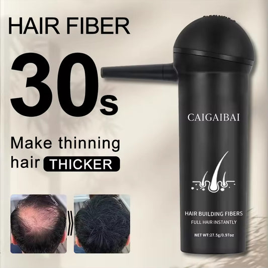 10 Colors Hair Powder Spray Fiber Thin to Thick Keratin Natural Cotton Kit Refill Hold Private Label Black Hair Building Fibers