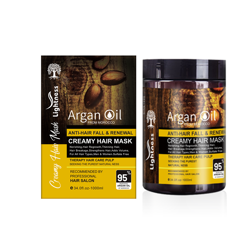 Dropshipping Morocco Argan Oil Hair Product Set Anti Frizz Set Hair Care Products Nutrient Hair Mask Serum Shampoo and Conditioner